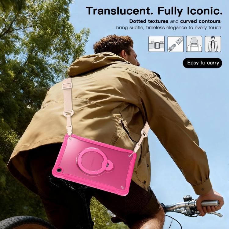 For Samsung Galaxy A11+ Powerful Sailor Metal Holder Hybrid Tablet Case with Strap & Glass Film