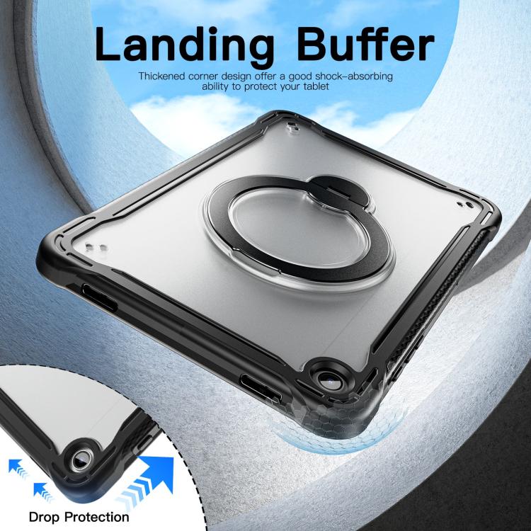 For Samsung Galaxy A9+ Powerful Sailor Metal Holder Hybrid Tablet Case with Strap & Glass Film