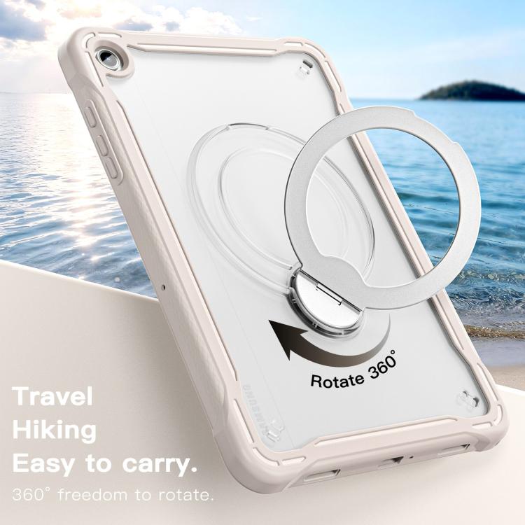 For Samsung Galaxy A9+ Powerful Sailor Metal Holder Hybrid Tablet Case with Strap & Glass Film