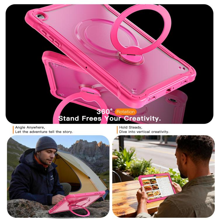 For Samsung Galaxy A9+ Powerful Sailor Metal Holder Hybrid Tablet Case with Strap & Glass Film