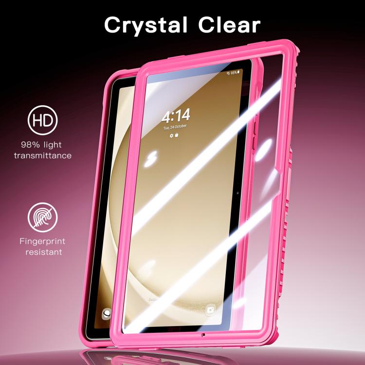 For Samsung Galaxy A9+ Powerful Sailor Metal Holder Hybrid Tablet Case with Strap & Glass Film