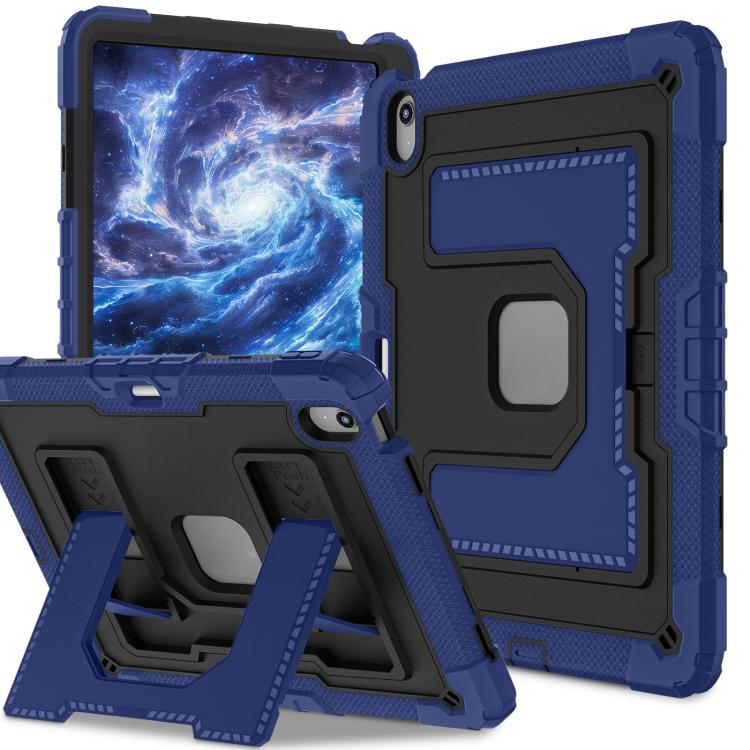 For iPad Air 13 2026 / 2025 / 2024 Big Holder Silicone Hydric PC Tablet Case with Shoulder Strap