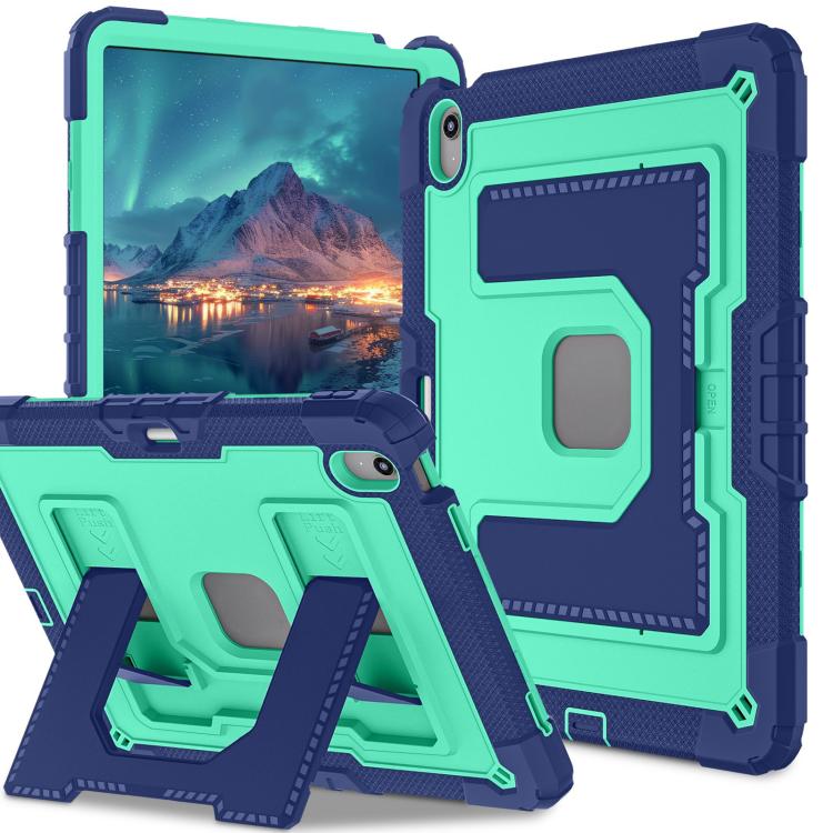 For iPad Air 13 2026 / 2025 / 2024 Big Holder Silicone Hydric PC Tablet Case with Shoulder Strap