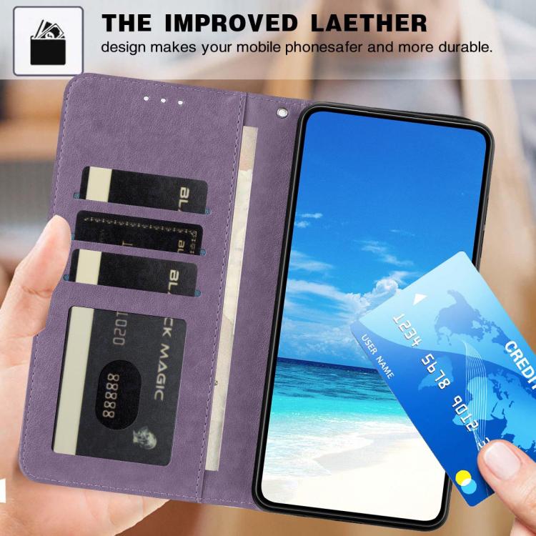 For iPhone 16 Pro Max Sunflower Embossed Vegan Leather Phone Case with Small Black Rope