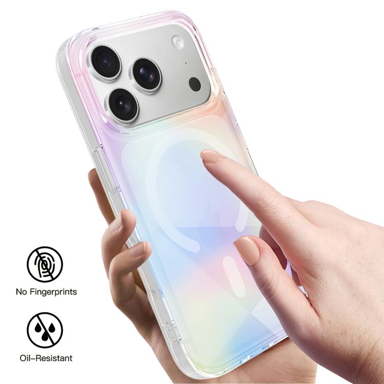 For iPhone 17 Pro Neon Gradient Series Magnetic Phone Case