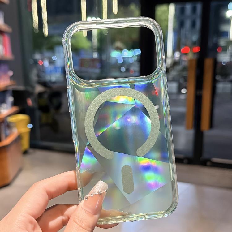 For iPhone 14 Pro Neon Gradient Series Magnetic Phone Case