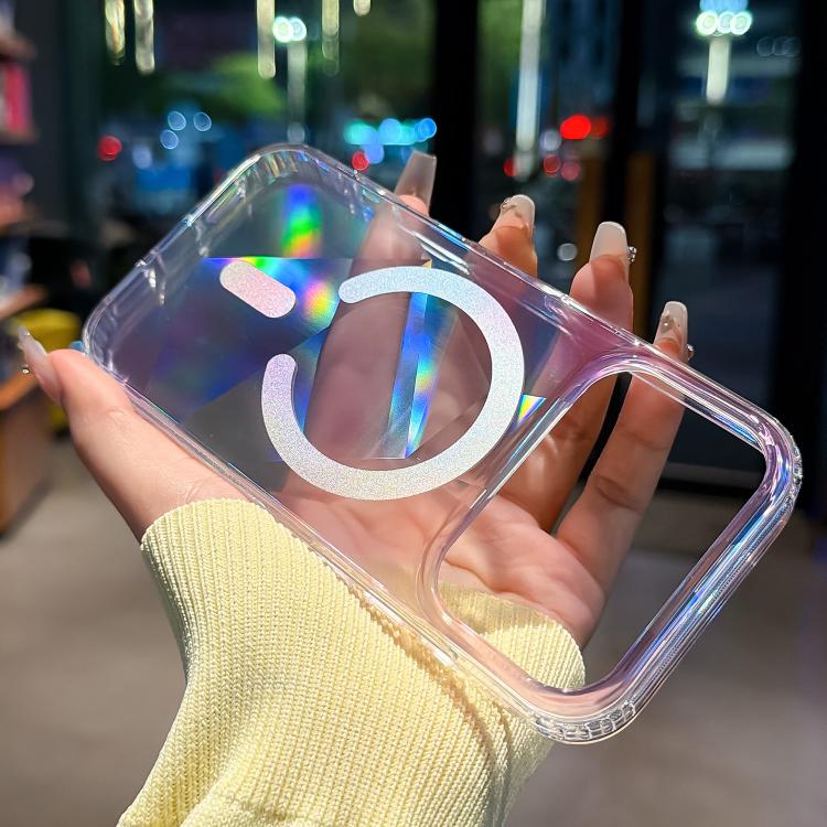 For iPhone 14 / 13 Neon Gradient Series Magnetic Phone Case