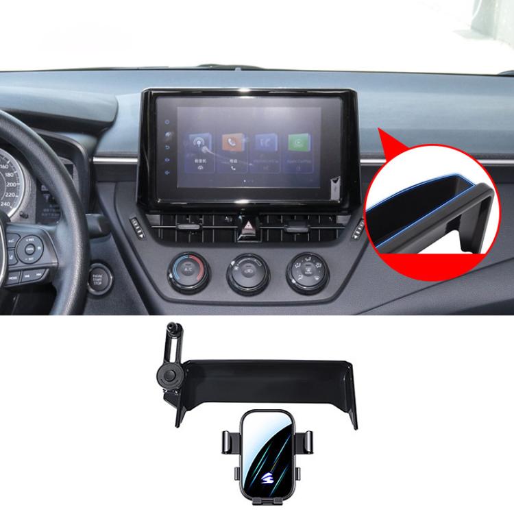 For Toyota Corolla 2019-2022 8/9 inch Car Screen Phone Holder Mount with Extension Arm - Black