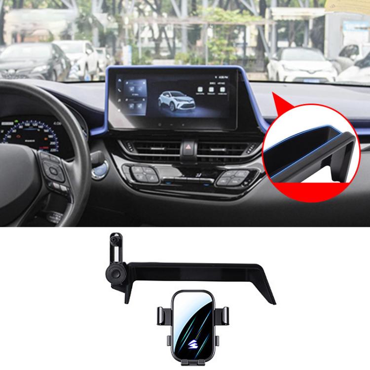 For Toyota CHR 2023 10.25 inch Car Screen Phone Holder Mount with Extension Arm - Black