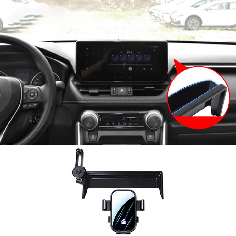 For Toyota RAV4 2023 10.25 inch Car Screen Phone Holder Mount with Extension Arm - Black