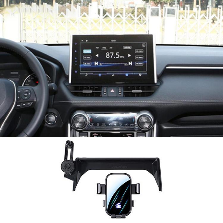 For Toyota RAV4 8 inch Car Screen Phone Holder Mount with Extension Arm - Black
