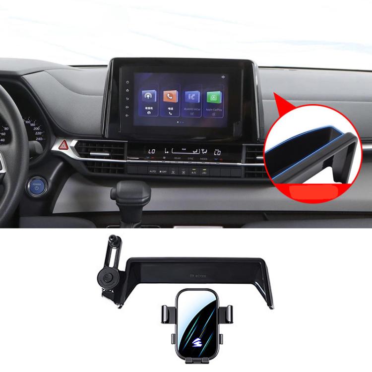 For Toyota Sienna 2021-2023 8 inch Car Screen Phone Holder Mount with Extension Arm - Black