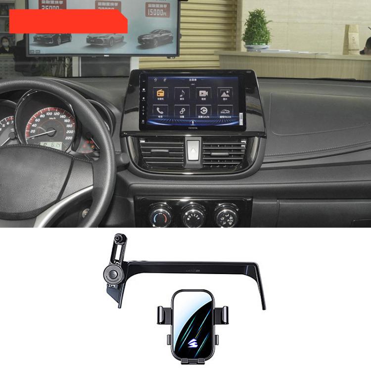 For Toyota Vios 2021-2022 9 inch Car Screen Phone Holder Mount with Extension Arm - Black