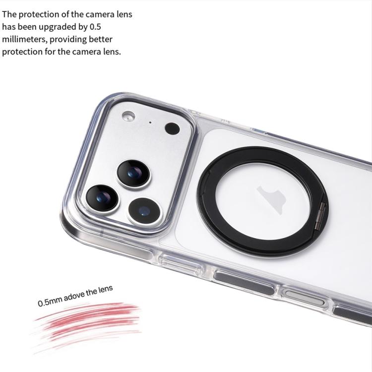 For iPhone 17 Pro Max Stress Relief Holder Magnetic Phone Case