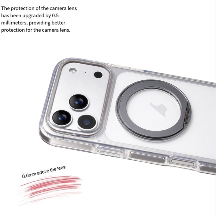 For iPhone 17 Pro Max Stress Relief Holder Magnetic Phone Case