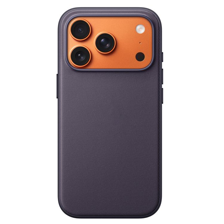 For iPhone 17 Pro Max Tech Fabric Texture PC Magnetic Phone Case with AI Camera Button