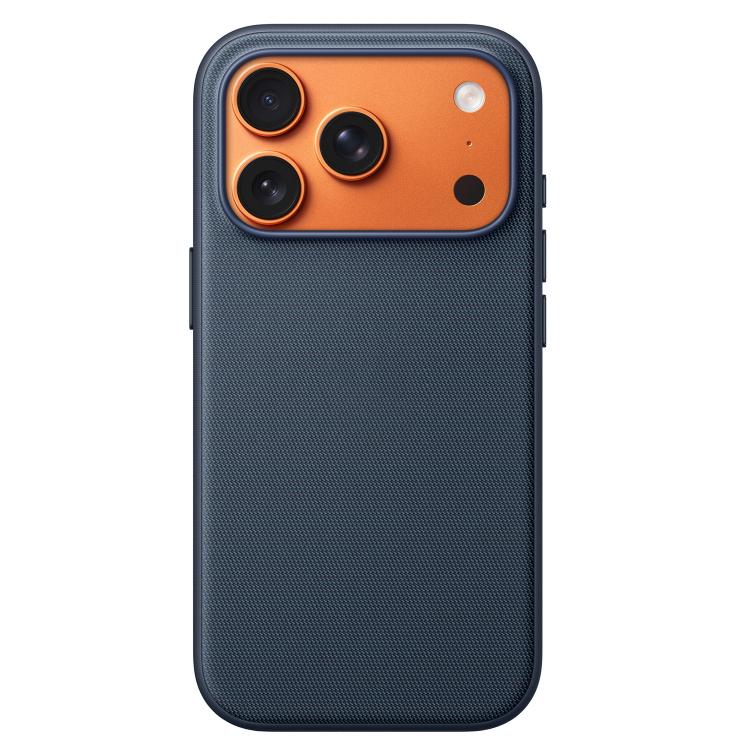 For iPhone 17 Pro Tech Fabric Texture PC Magnetic Phone Case with AI Camera Button