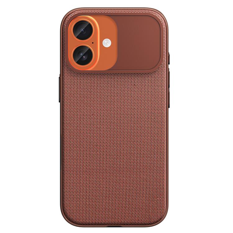 For iPhone 17 Tech Fabric Texture PC Magnetic Phone Case with AI Camera Button