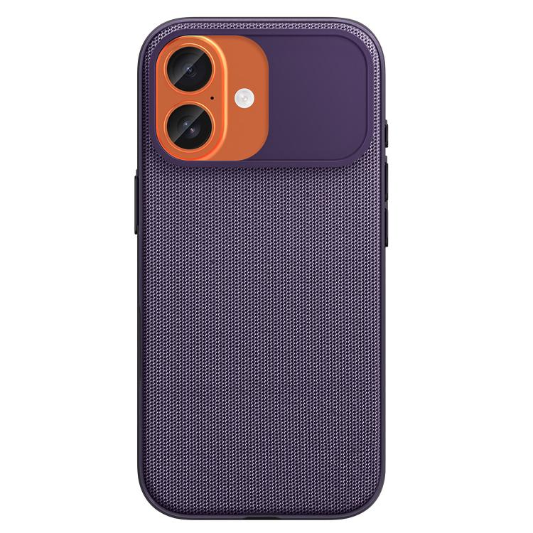 For iPhone 17 Tech Fabric Texture PC Magnetic Phone Case with AI Camera Button