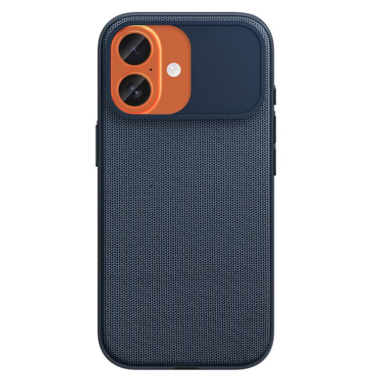 For iPhone 17 Tech Fabric Texture PC Magnetic Phone Case with AI Camera Button
