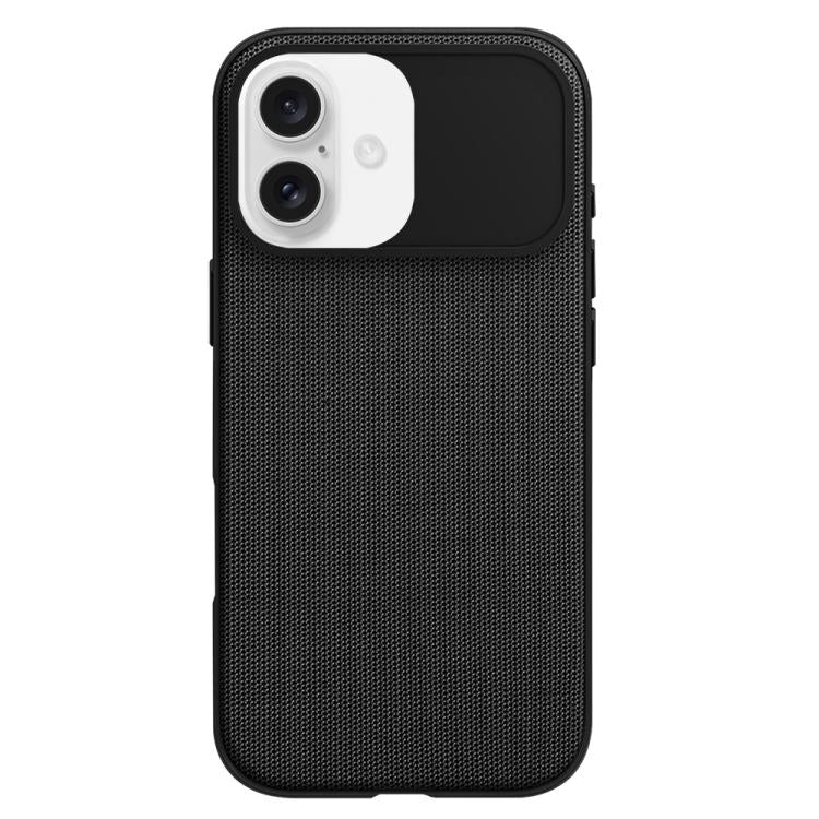 For iPhone 16 Tech Fabric Texture PC Magnetic Phone Case with AI Camera Button
