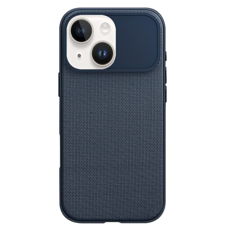 For iPhone 15 Tech Fabric Texture PC Magnetic Phone Case with AI Camera Button