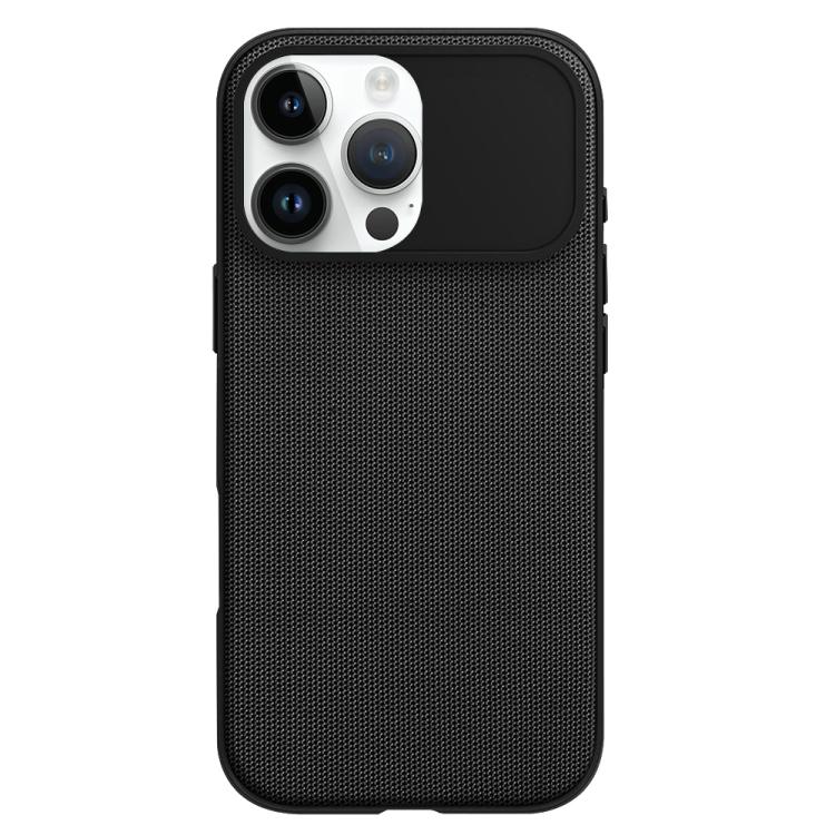 For iPhone 14 Pro Max Tech Fabric Texture PC Magnetic Phone Case with AI Camera Button