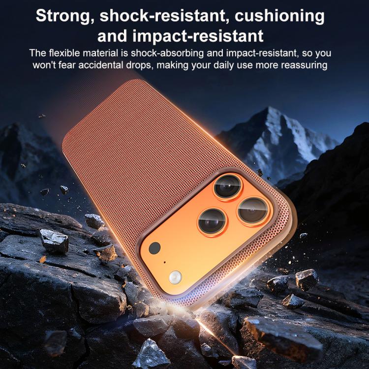 For iPhone 15 Tech Fabric Texture PC Magnetic Phone Case with AI Camera Button