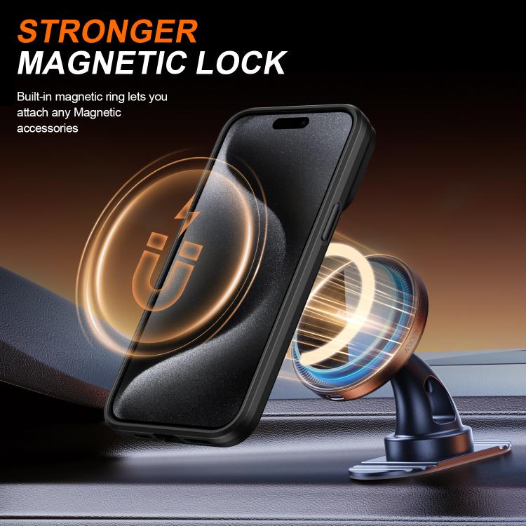 For iPhone 13 Pro Camera Sliding Shield Magnetic Rotation Holder Phone Case
