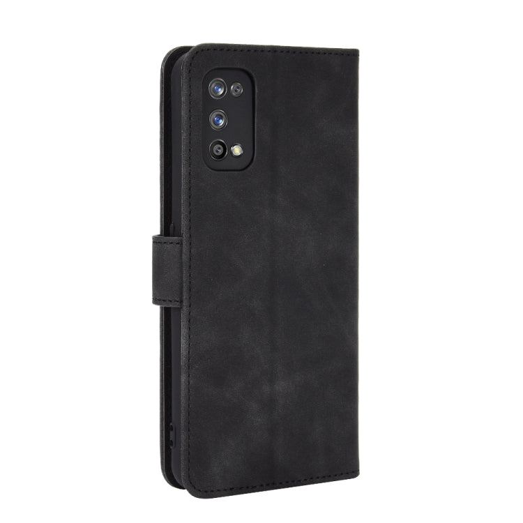 For OPPO Realme 7 Pro Solid Color Skin Feel Magnetic Buckle Horizontal Flip Calf Texture PU Leather Case with Holder & Card Slots & Wallet