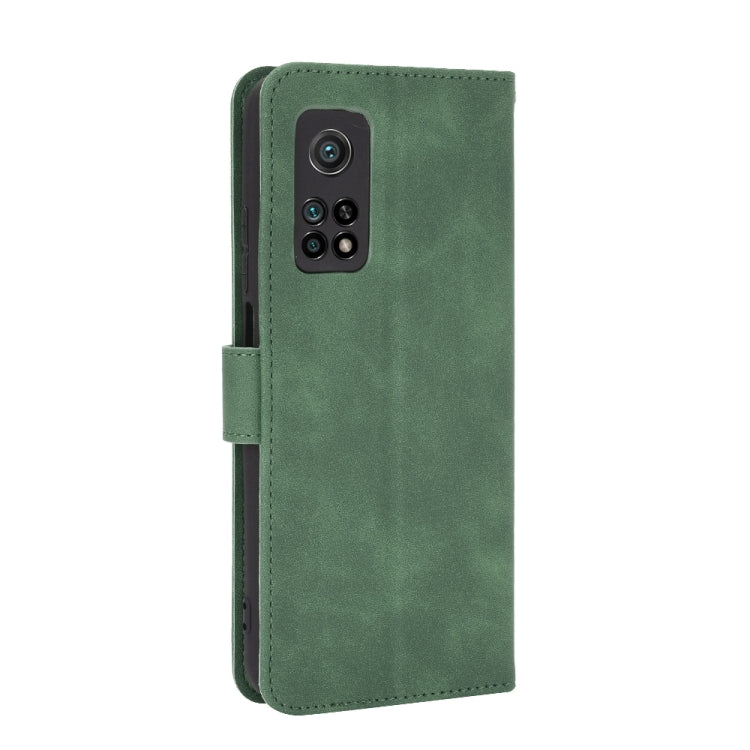 For Xiaomi Mi 10T Solid Color Skin Feel Magnetic Buckle Horizontal Flip Calf Texture PU Leather Case with Holder & Card Slots & Wallet