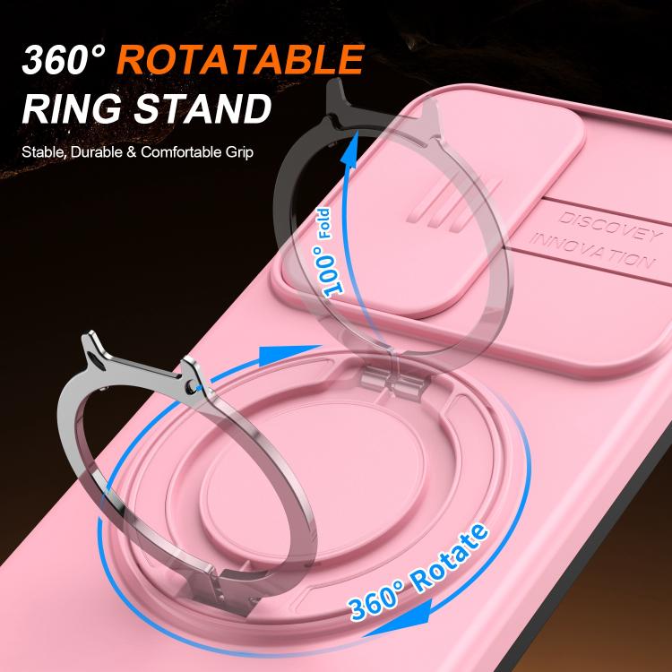 For Galaxy A35 5G Camera Sliding Shield Magnetic Rotation Holder Phone Case