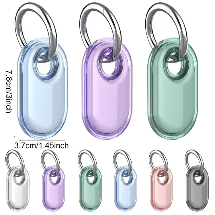 For Samsung Galaxy SmartTag2 XDcase Full-Coverage Waterproof TPU Protective Case with Keychain