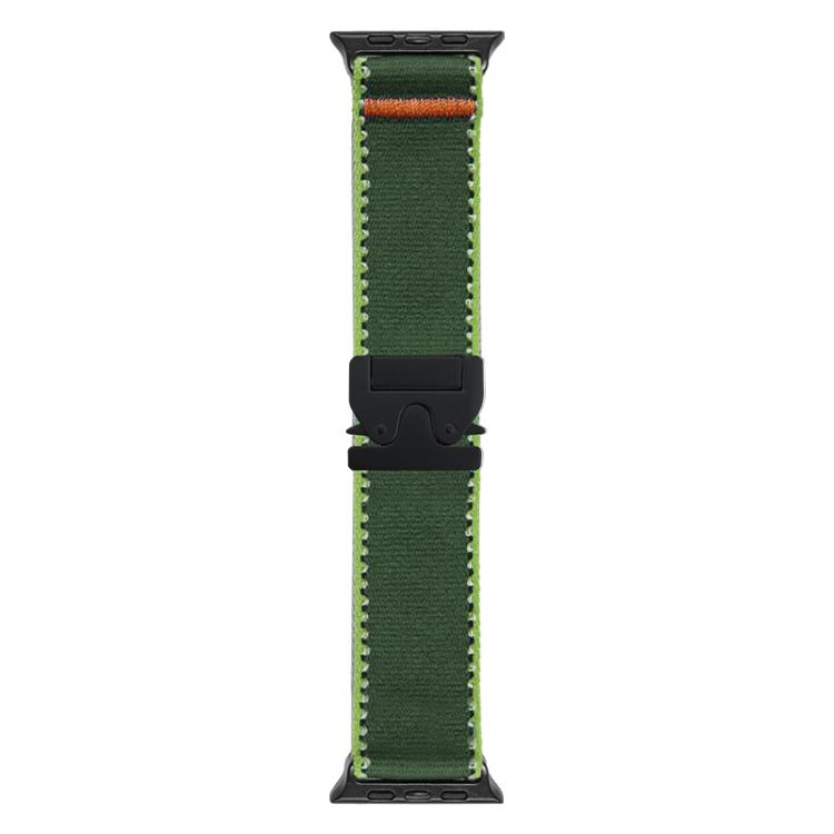 For Apple Watch 42 / 44 / 45 / 46 / 49mm xDfind Nylon Wild Path Parachute Buckle Watch Band