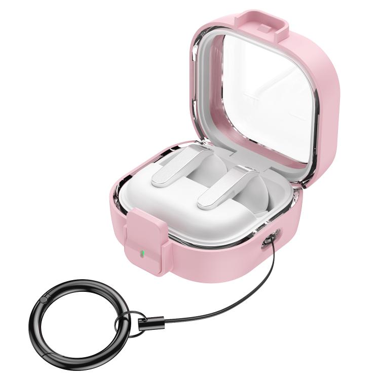 For Samsung Galaxy Buds4 / Buds4 Pro Clear Color Snap Closure PC Earphones Protective Case