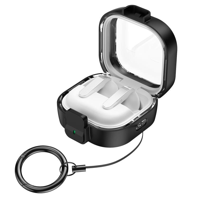 For Samsung Galaxy Buds4 / Buds4 Pro Clear Color Snap Closure PC Earphones Protective Case