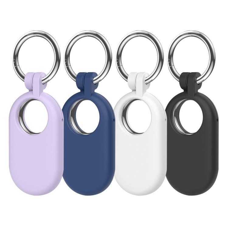 For Samsung Galaxy SmartTag2 XDcase 4pcs Full-Coverage Silicone Protective Case with Keychain