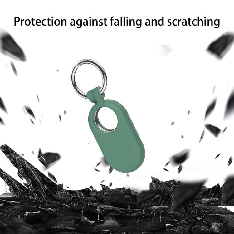 For Samsung Galaxy SmartTag2 XDcase 4pcs Full-Coverage Silicone Protective Case with Keychain