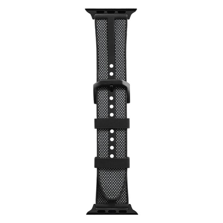 For Apple Watch 38 / 40 / 41 / S11 42mm xDfind Flame Hybrid Nylon Braid Silicone Watch Band