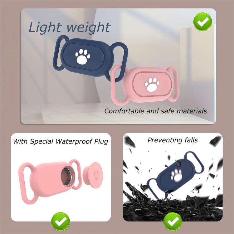 For Samsung Galaxy SmartTag2 XDcase Pet Cat Paw Waterproof Silicone Protective Case
