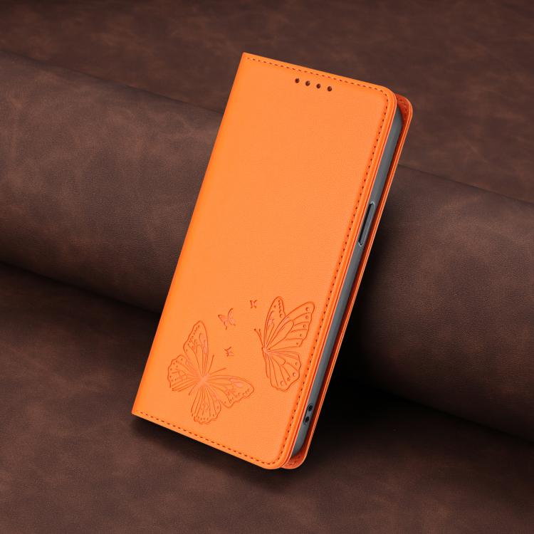 For Google Pixel 10a Strong Magnetic Dual Butterfly RFID Vegan Leather Phone Case