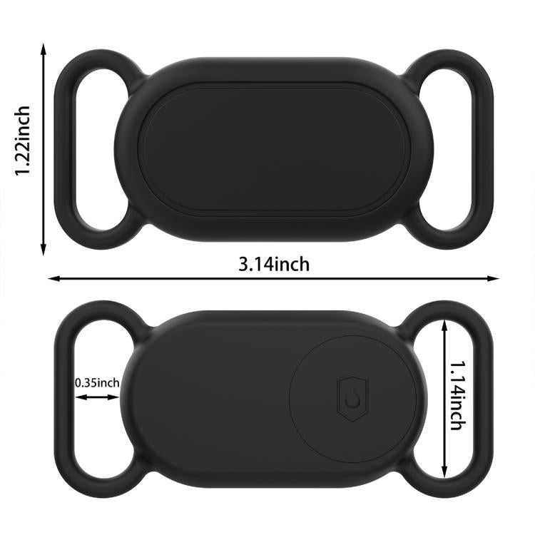For Samsung Galaxy SmartTag2 XDcase 4pcs Pet Shield Design Waterproof Silicone Protective Case