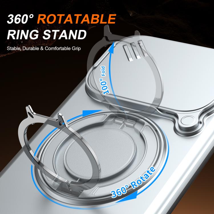 For Xiaomi 15T 5G Camera Sliding Shield Magnetic Rotation Holder Phone Case