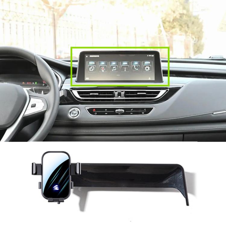 For Changan CS75 2018-2023 10.25 inch Car Screen Phone Holder Mount with Extension Arm - Black