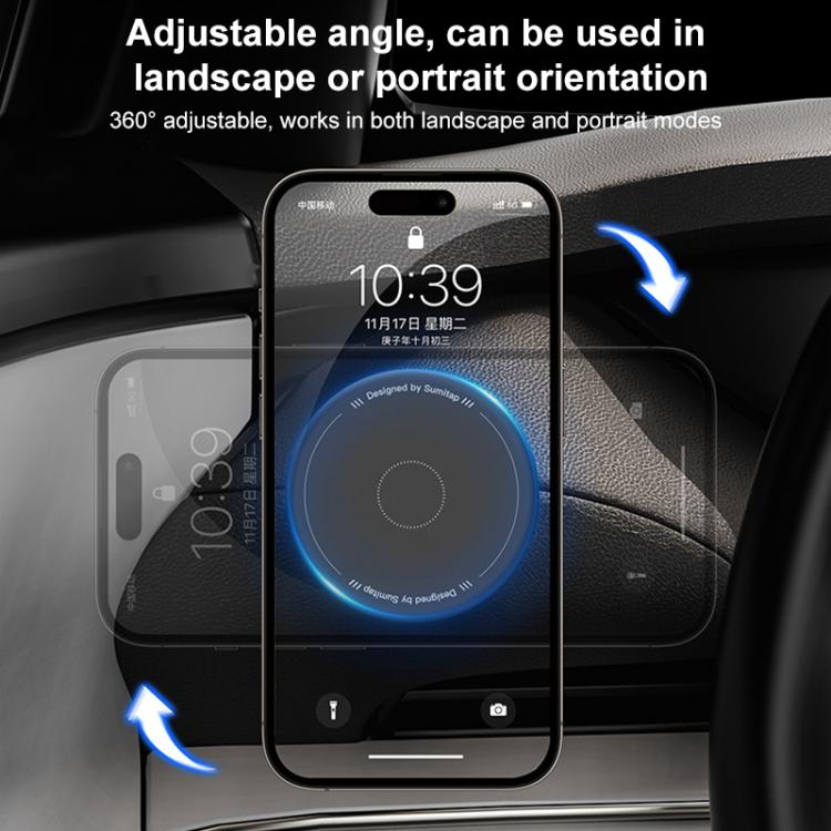 For Xiaomi Su 7 / Yu 7 Car Magnetic Phone Holder Mount - Black