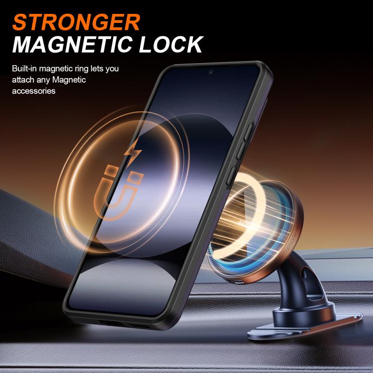 For Redmi Note 14 4G / 5G Camera Sliding Shield Magnetic Rotation Holder Phone Case