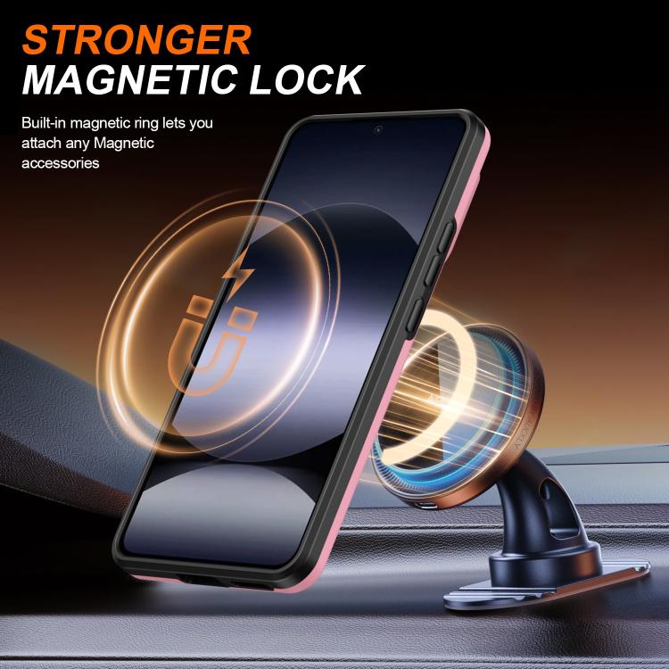 For Redmi Note 14 4G / 5G Camera Sliding Shield Magnetic Rotation Holder Phone Case