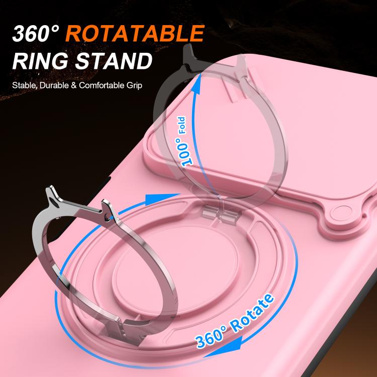 For Redmi 15C 5G / 4G Global 171mm Camera Sliding Shield Magnetic Rotation Holder Phone Case