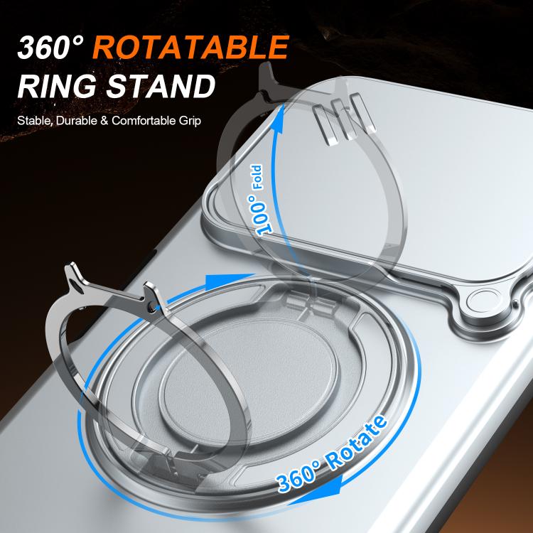 For Redmi 15C 5G / 4G EU 173mm Camera Sliding Shield Magnetic Rotation Holder Phone Case