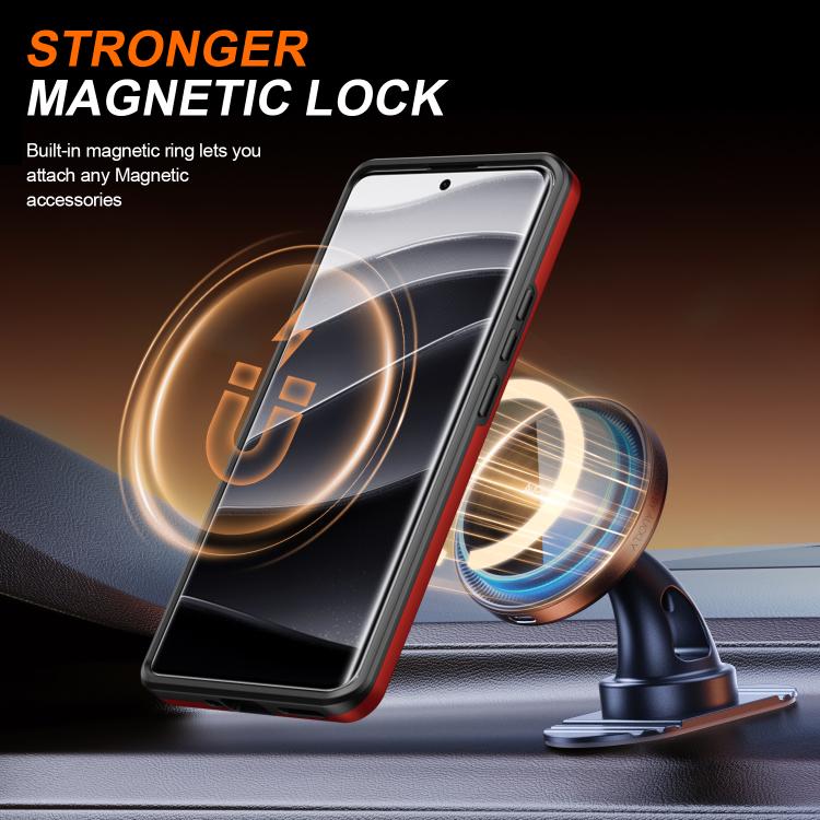 For Redmi Note 14 Pro 4G / 5G / 14 Pro+ Camera Sliding Shield Magnetic Rotation Holder Phone Case